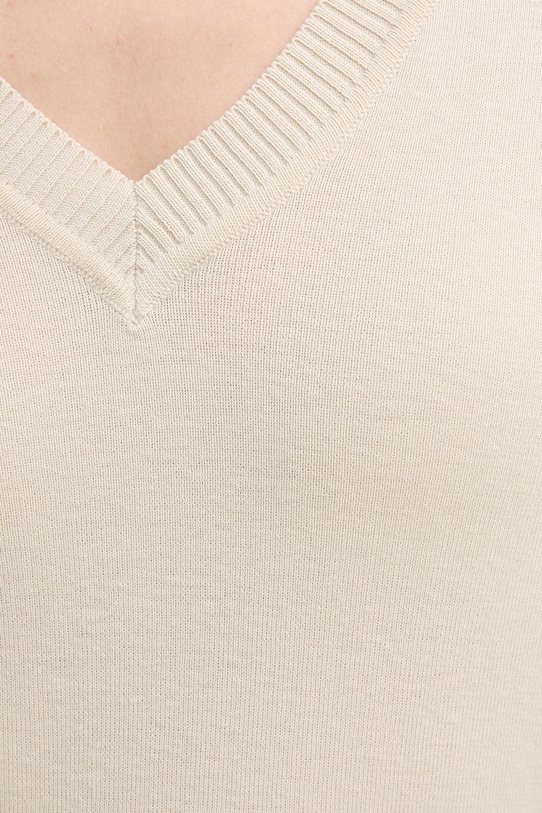 United Colors of Benetton sweter bawełniany 1C19D403N beżowy