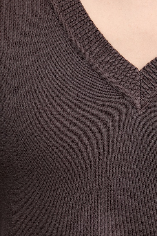 United Colors of Benetton sweter bawełniany 1C19D403N brązowy