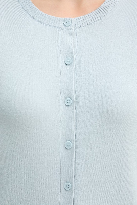 United Colors of Benetton kardigan bawełniany 1C19D502P niebieski