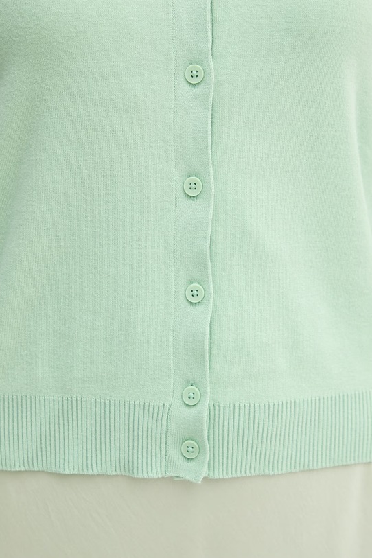 United Colors of Benetton kardigan bawełniany 1C19D502P zielony