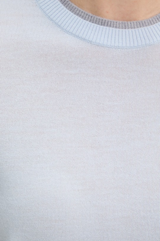United Colors of Benetton Πουλόβερ γυναικείο μάλλινο 11AHD10G4 μπλε