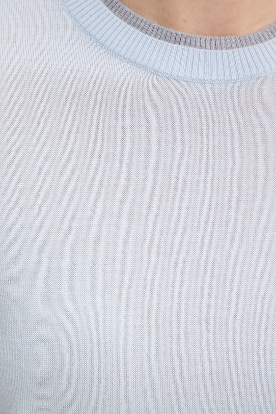 United Colors of Benetton Πουλόβερ γυναικείο μάλλινο 11AHD10G4 μπλε