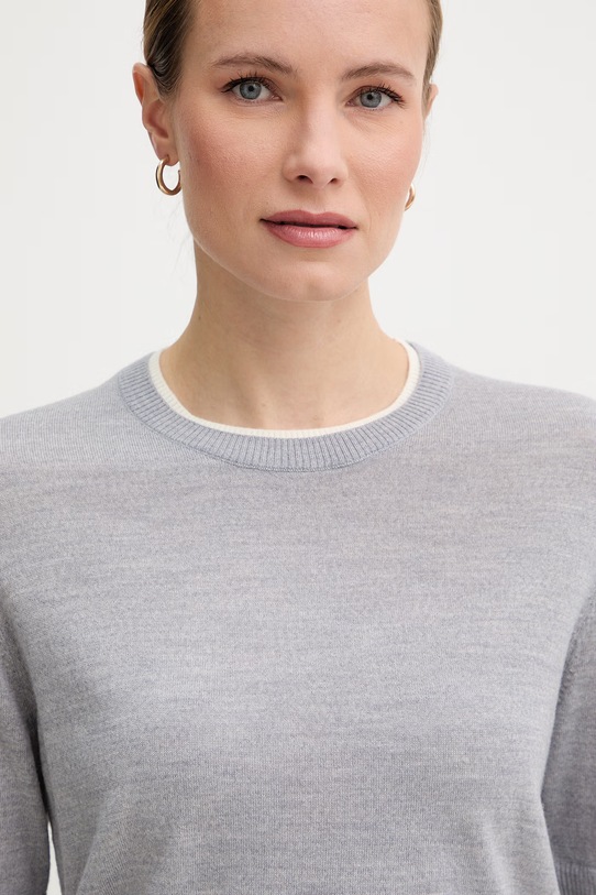 United Colors of Benetton ženski volnen pulover siva 11AHD10G4
