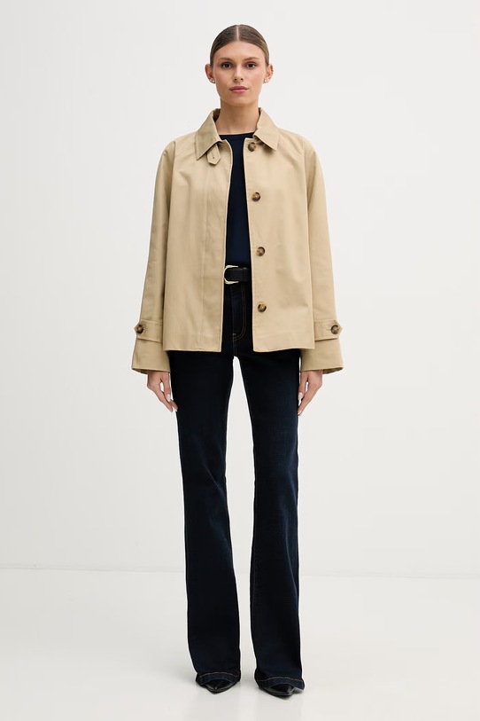 United Colors of Benetton sweter damski wełniany 11AHD10G8 granatowy SS26