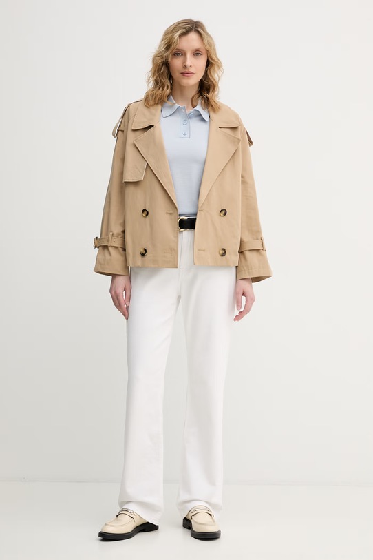 United Colors of Benetton Πόλο Γυναικείο μάλλινο 11AHD301J μπλε SS26