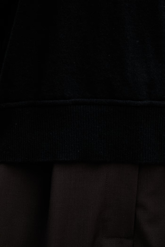 United Colors of Benetton sweter damski z dodatkiem wełny 1Y6SD403O czarny