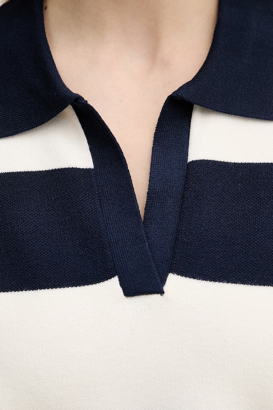 United Colors of Benetton sweter damski z wiskozy 1Z8CE301M granatowy