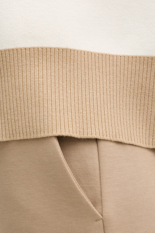 United Colors of Benetton sweter damski z wiskozą 1Z8CE301M beżowy