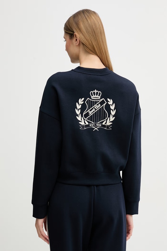 Odzież United Colors of Benetton bluza damska 35B1D201G granatowy