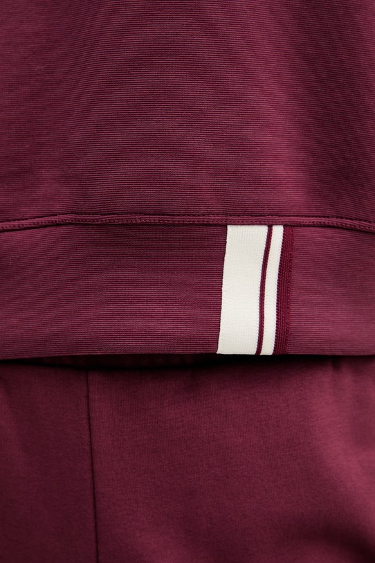 United Colors of Benetton bluza damska 35B1D201G bordowy