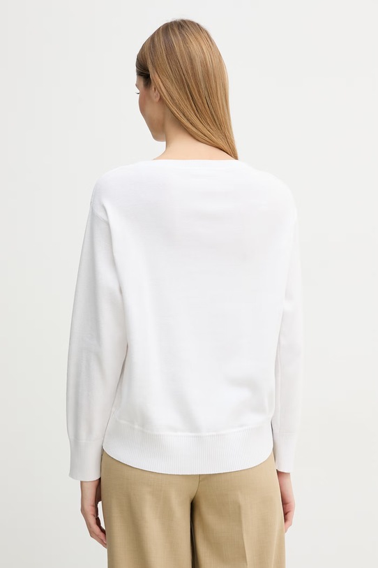 Odzież United Colors of Benetton sweter damski bawełniany 1C19D10FU biały