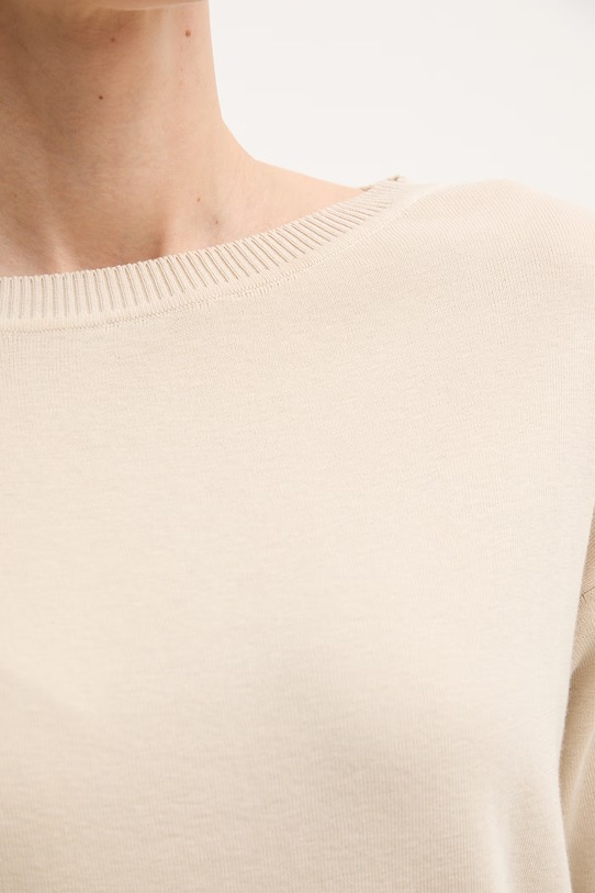 United Colors of Benetton sweter damski bawełniany 1C19D10FU beżowy