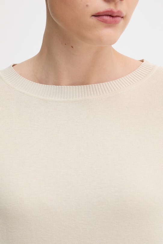 United Colors of Benetton sweter damski bawełniany 1C19D10G3 beżowy