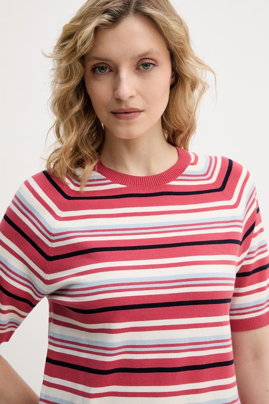 United Colors of Benetton sweter damski z wiskozy różowy 1W2AD10GO