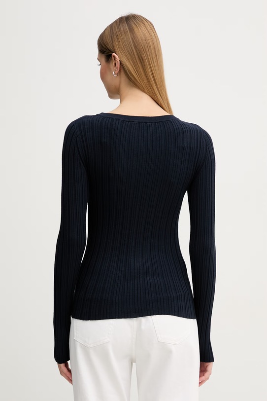 United Colors of Benetton sweter damski z wiskozą 1WZND10G9 granatowy SS26