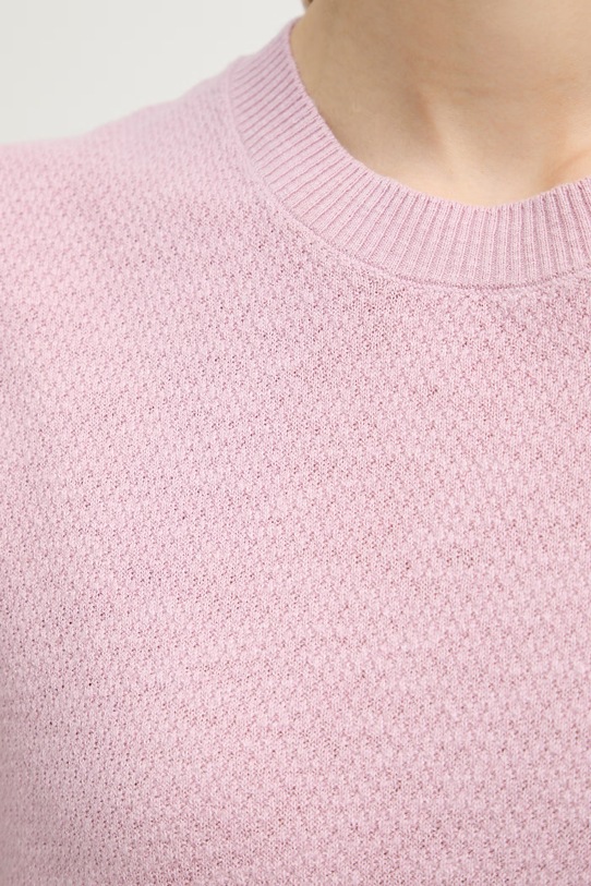 United Colors of Benetton top damski z lnu 1DC3D10GT różowy