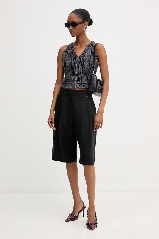 Pinko vesta dámska bavlnená 106859.A3BA sivá SS26