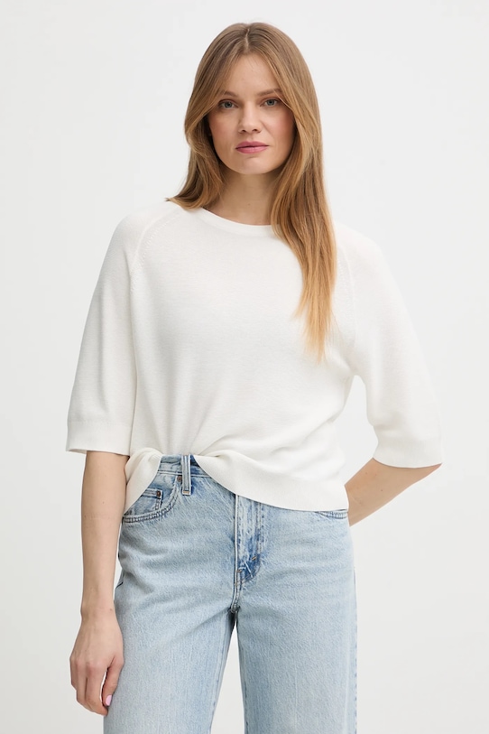 Marc O'Polo sweter bawełniany bawełna beżowy 5000008090