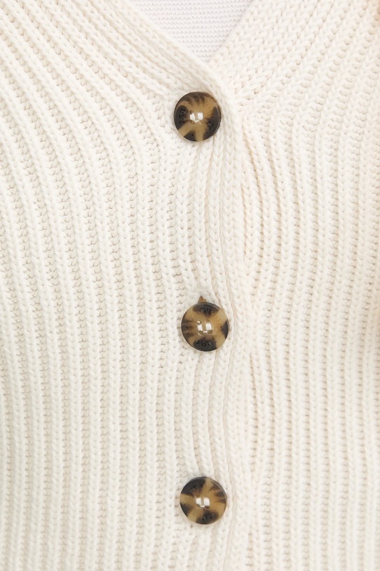 Βαμβακερό γιλέκο Marc O'Polo 5000008101 μπεζ