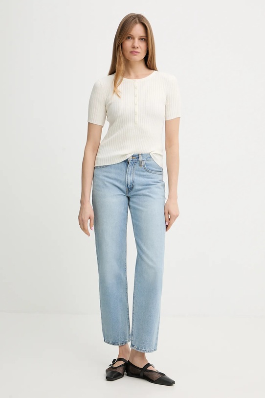 Marc O'Polo sweter 5000008102 beżowy SS26