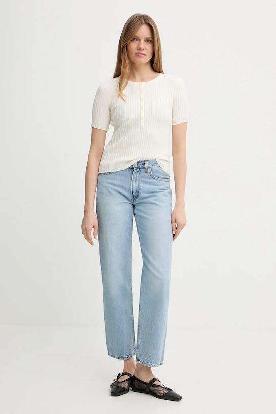 Marc O'Polo sweter 5000008102 beżowy SS26