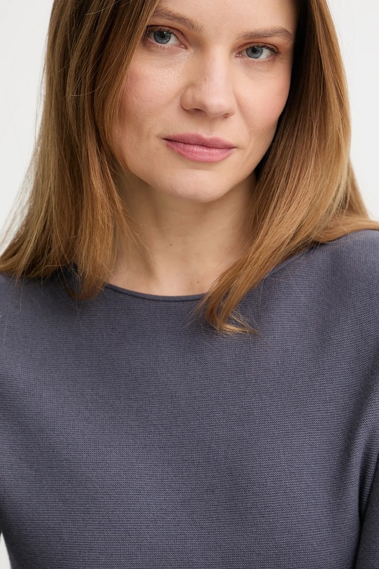 Marc O'Polo sweter bawełniany szary 5000013039