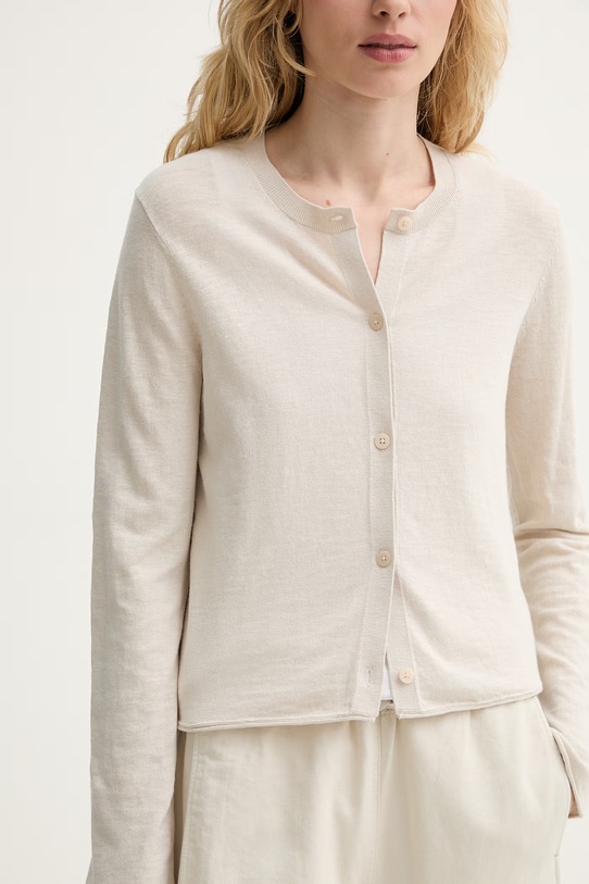 Marc O'Polo kardigán dámsky s ľanom 5000013063 béžová