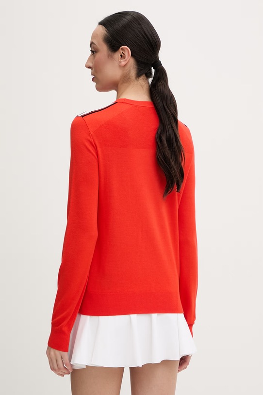 Odzież Fusalp sweter damski z dodatkiem wełny OTTAVIA I1126 pomarańczowy