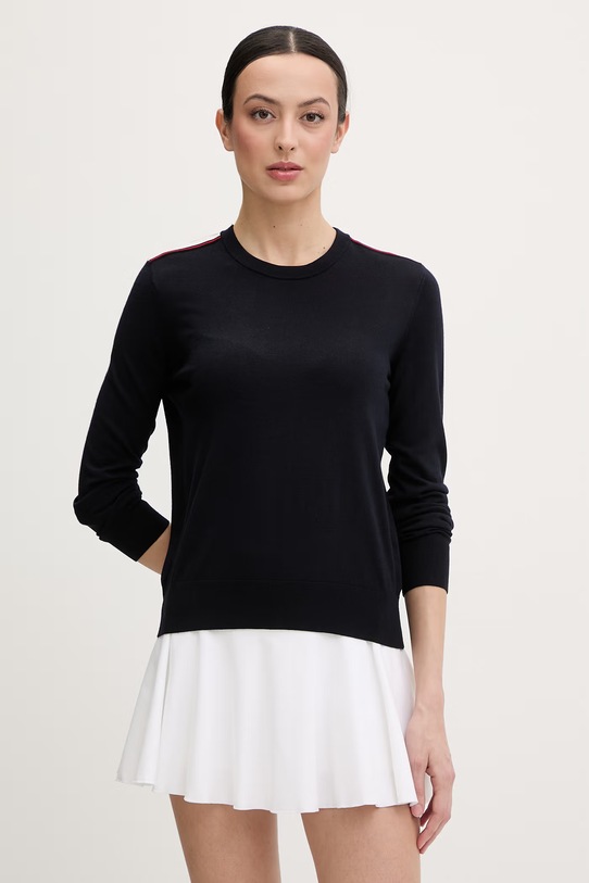 Fusalp sweter damski z dodatkiem wełny OTTAVIA granatowy I1126