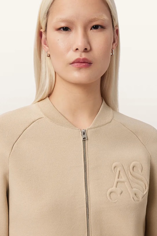 AllSaints kardigan SONNY W005KD beżowy