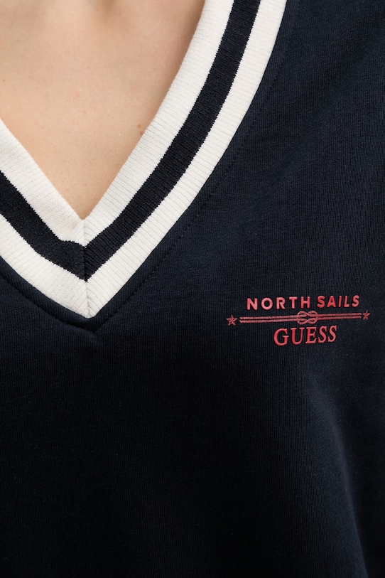 Guess Μπλούζα Γυναικεία X NORTH SAILS W6GQ11.K3480 σκούρο μπλε