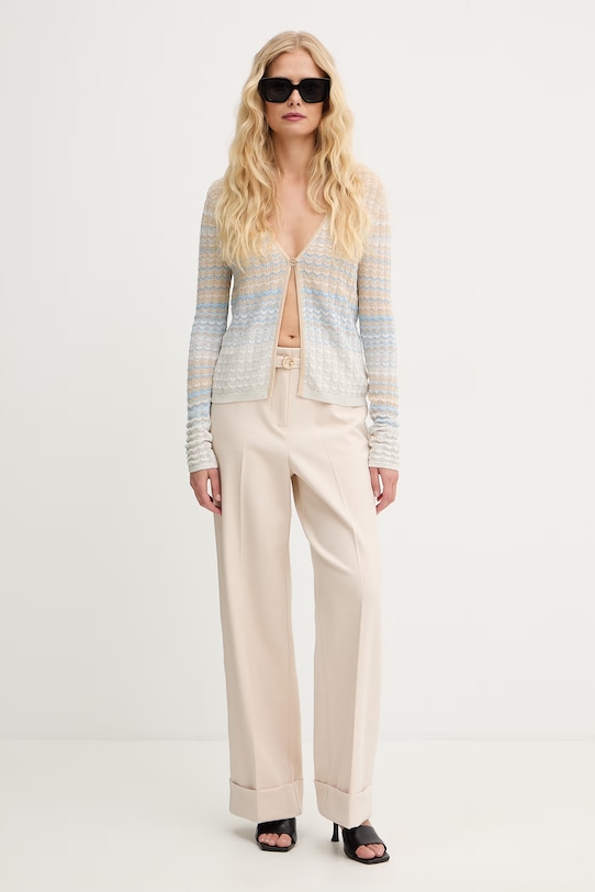 Guess ζακέτα Γυναικεία με βισκόζη ROSALYN W6GR07.Z0588 μπλε SS26