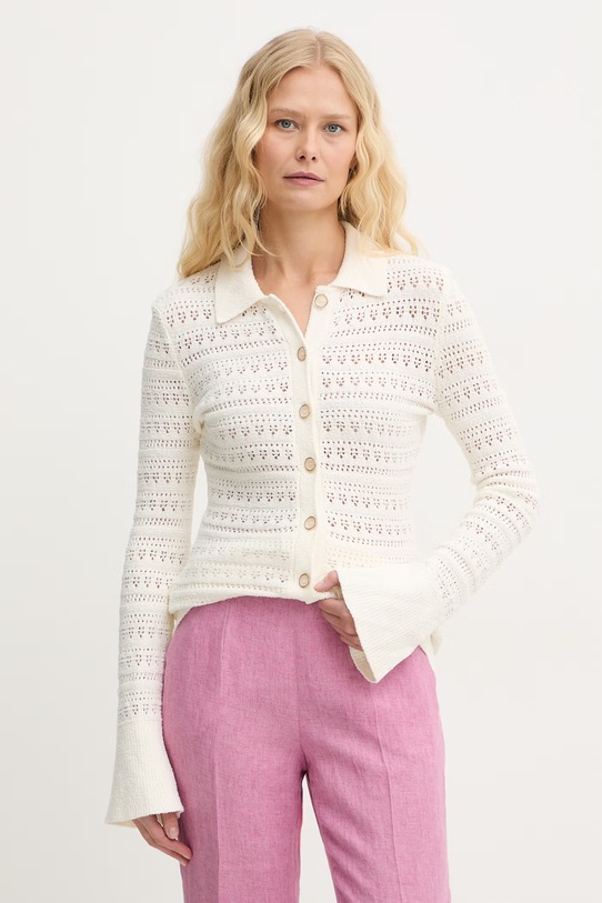 Guess Ζακέτα Γυναικεία RIVER μπεζ W6GR10.Z0592