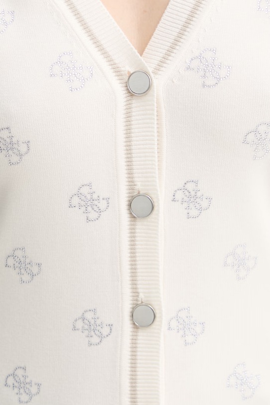 Guess kardigán dámsky z viskózy W6GR18.Z0605 béžová