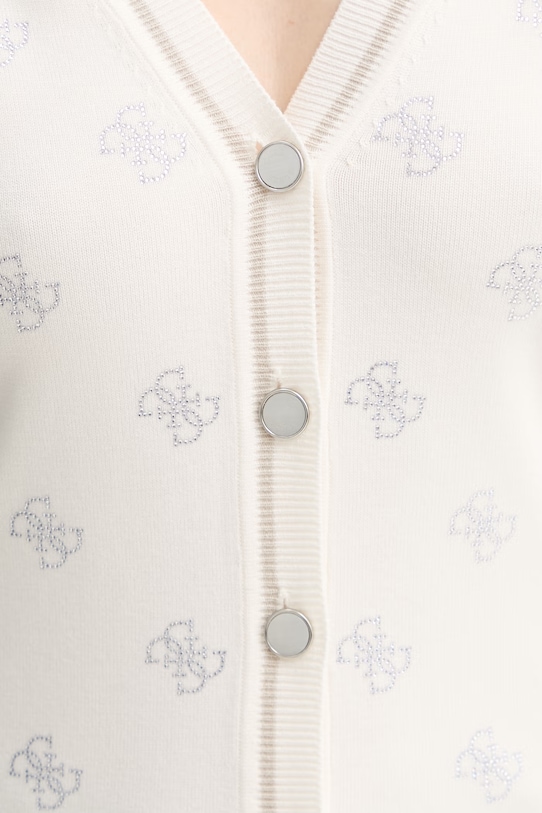 Guess kardigán dámsky z viskózy W6GR18.Z0605 béžová