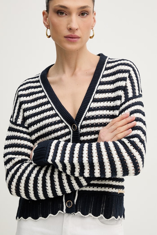 Guess kardigán dámsky AMBER tmavomodrá W6GR24.Z0657