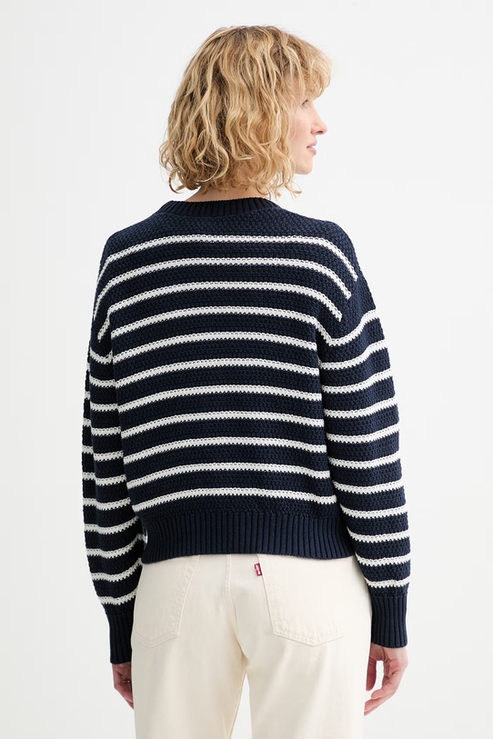 Odzież Levi's kardigan bawełniany SNOWFLAKEGAN A8728.0028 granatowy