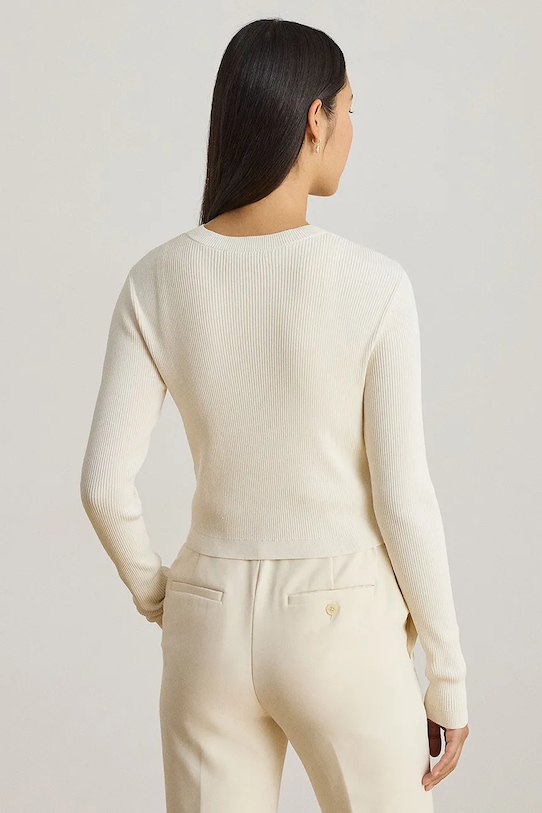 Lauren Ralph Lauren kardigan 200P08765 beżowy SS26