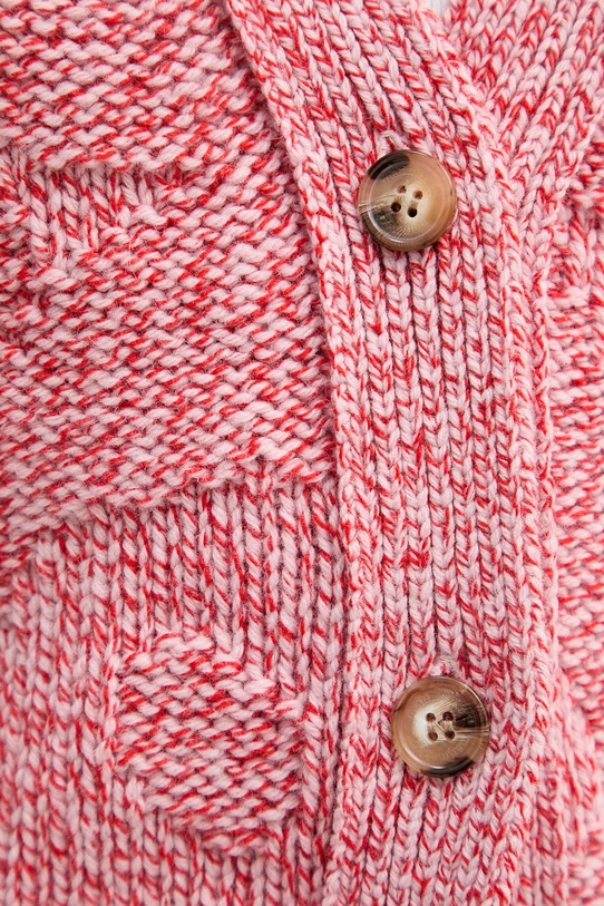 Marimekko kardigán dámsky vlnený 095224 ružová