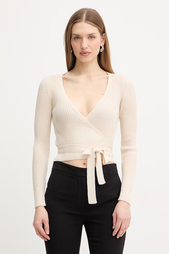 Жилетка MAX&Co. MCOMATERIA тънък бежов 2616341031200