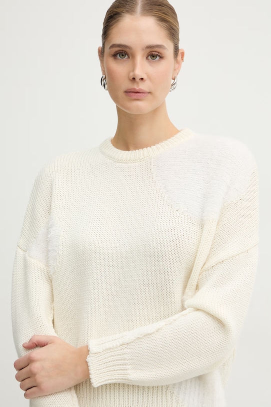 Светр із додаванням вовни MAX&Co. MCOZUPPA бежевий 2616361011200