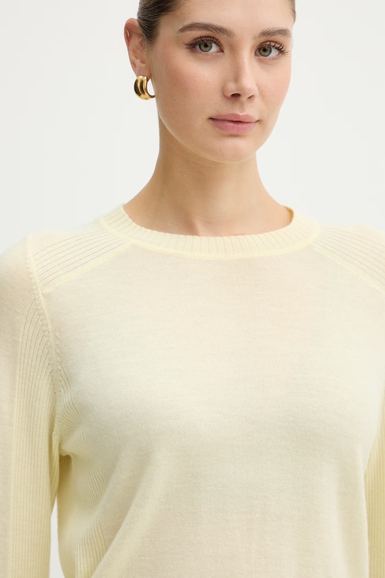 MAX&Co. sweter wełniany MCOBERLINA żółty 2616361071200