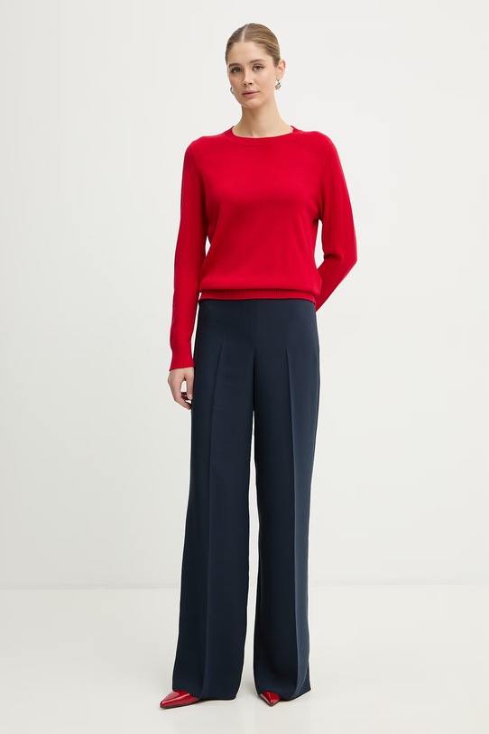 MAX&Co. sweter wełniany MCOBERLINA 2616361071200 czerwony SS26