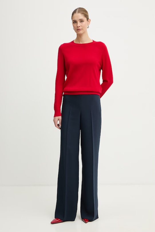 Vlněný svetr MAX&Co. MCOBERLINA 2616361071200 červená SS26