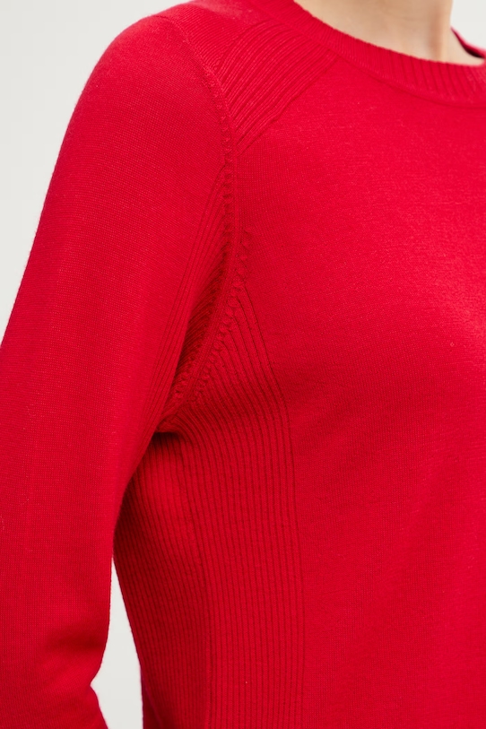 Vlněný svetr MAX&Co. MCOBERLINA 2616361071200 červená