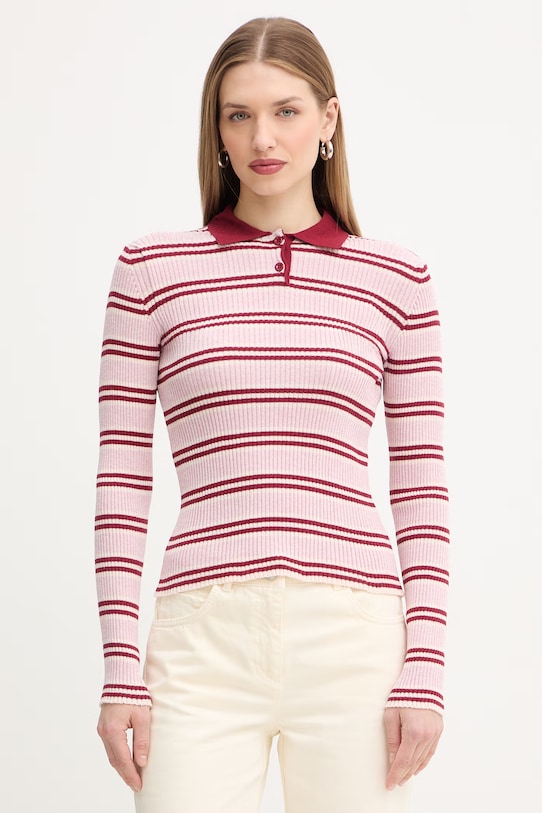 MAX&Co. maglione MCOLOCUSTA colletto abbottonato rosa 2616361141200