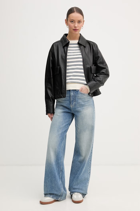 Tommy Hilfiger пуловер дамски с памук WW0WW40099. бежов SS26