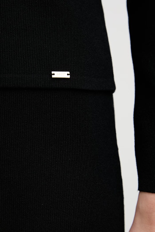 Gaudi kardigan damski z wiskozą 611FD53008 czarny