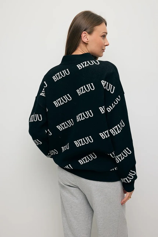 Bizuu kardigan bawełniany KYLE KYLE.CZARNY czarny SS26