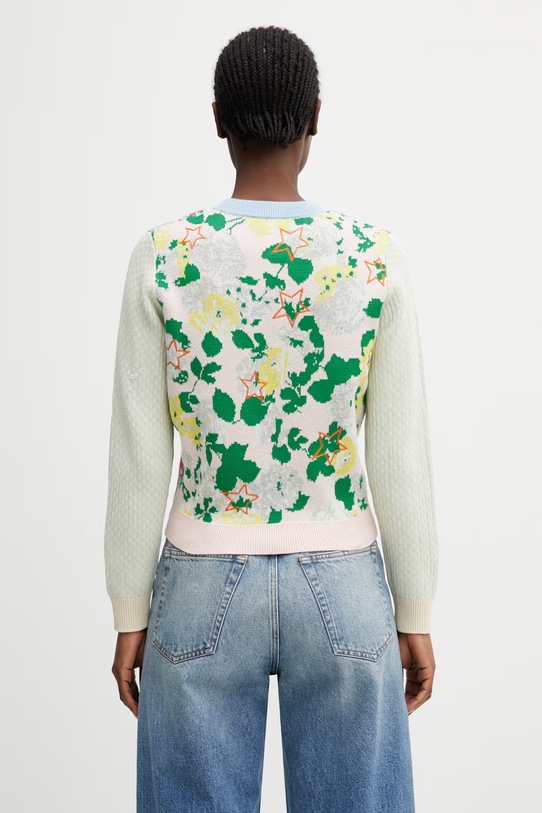 Odzież Kenzo Jumper sweter z wełną damski FG52PU7453DY niebieski